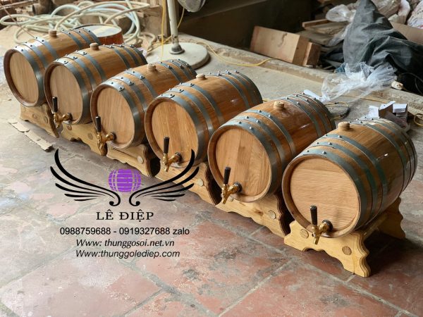 bán thùng rượu gỗ sồi