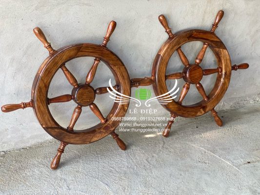 bánh lái thuyền bằng gỗ