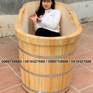 bồn tắm gỗ pơ mu nhật