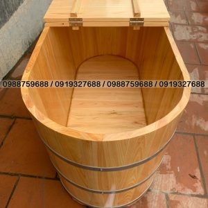 thùng gỗ xông hơi gấp đôi bản lề