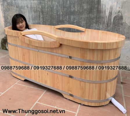 wooden bathtub hinoki