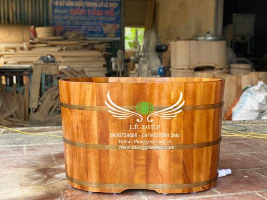 thùng tắm gỗ mini