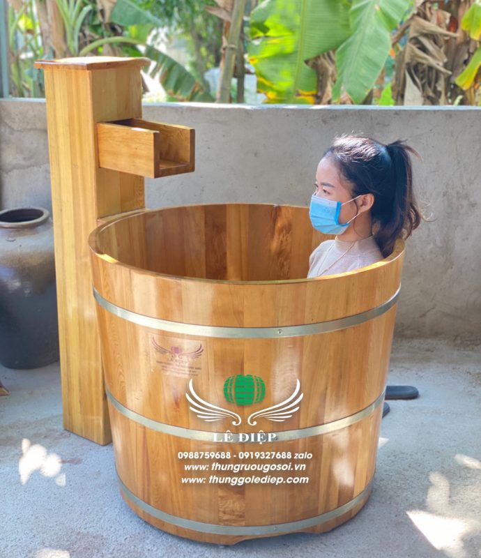 bồn tắm gỗ cao cấp