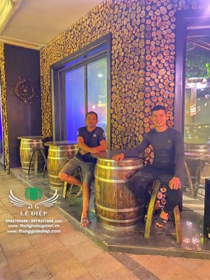 bàn thùng rượu dành cho quán bar