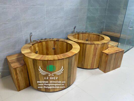 bồn tắm gỗ cao cấp